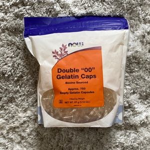 Double “00” Gelatin Caps